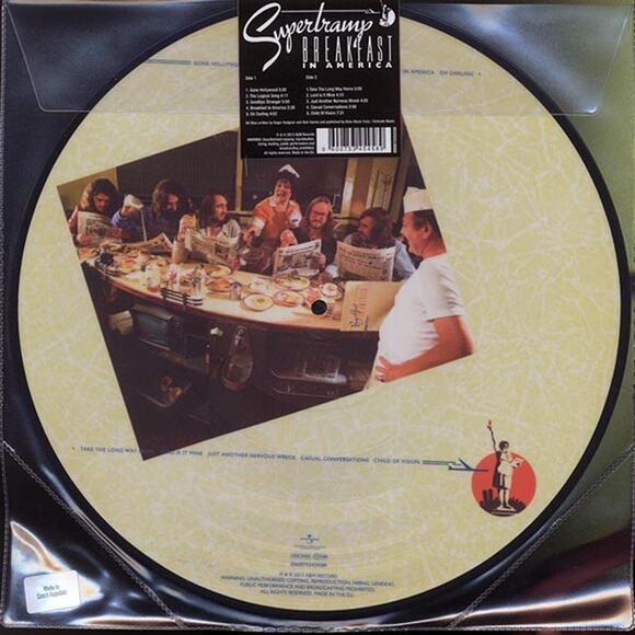 Supertramp Breakfast in America Picture Disc Vinyl Record Classic Album - Picture 2 of 6